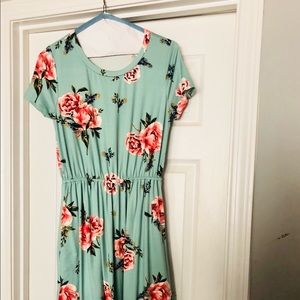 Mindy Maes Market floral maxi dress (L)